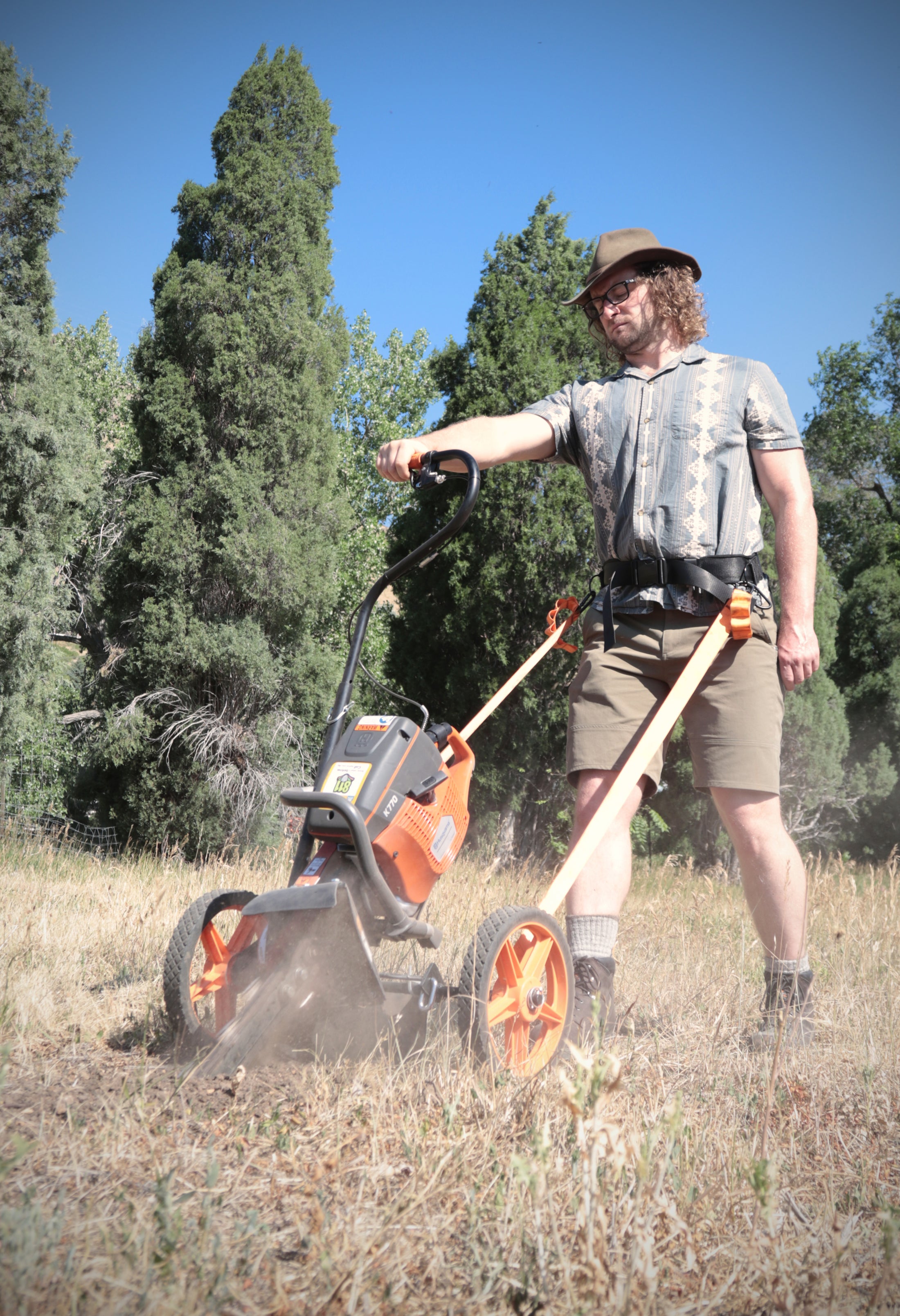 TrencherPro Portable Trenching System, Husqvarna K970 Powertrain, With Cart