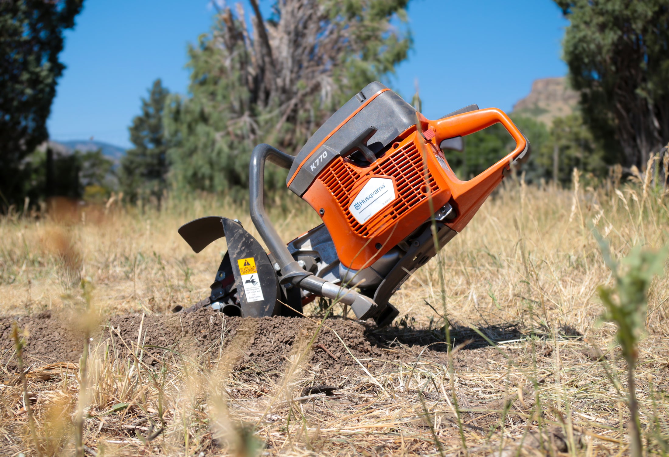 TrencherPro Portable Trenching System, Husqvarna K770 Powertrain, With Cart