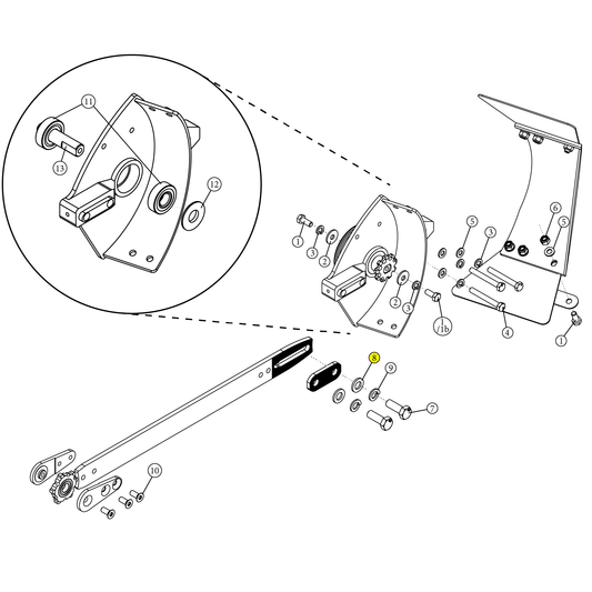 Bar-Mounting Hardware (M12 Flat Washer)