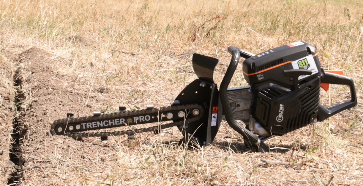 TrencherPro Portable Trencher, ToolTuff 74cc Powertrain