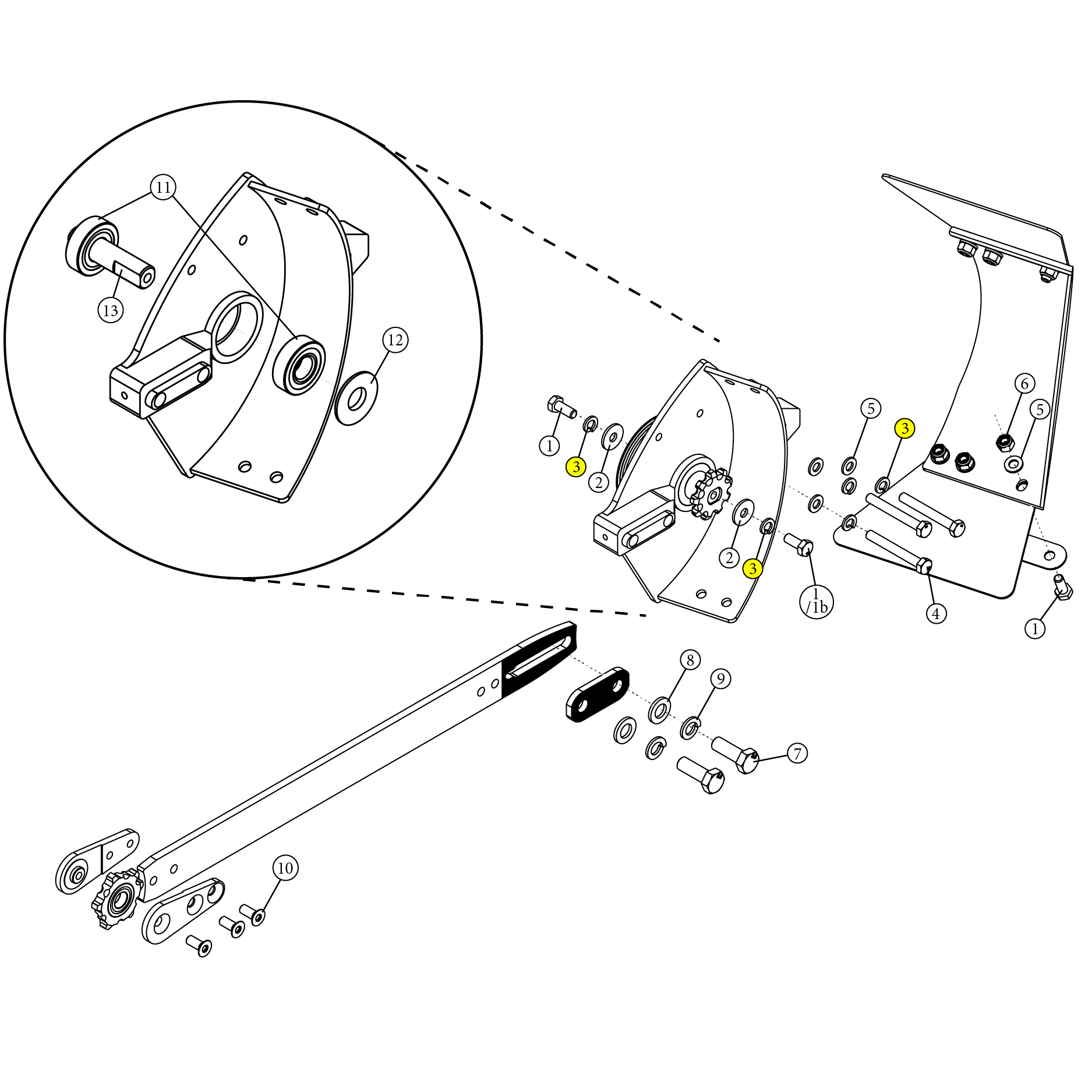 Split-Lock Washer, Drive-Sprocket / Spindle (M8 Split-Lock Washer ...