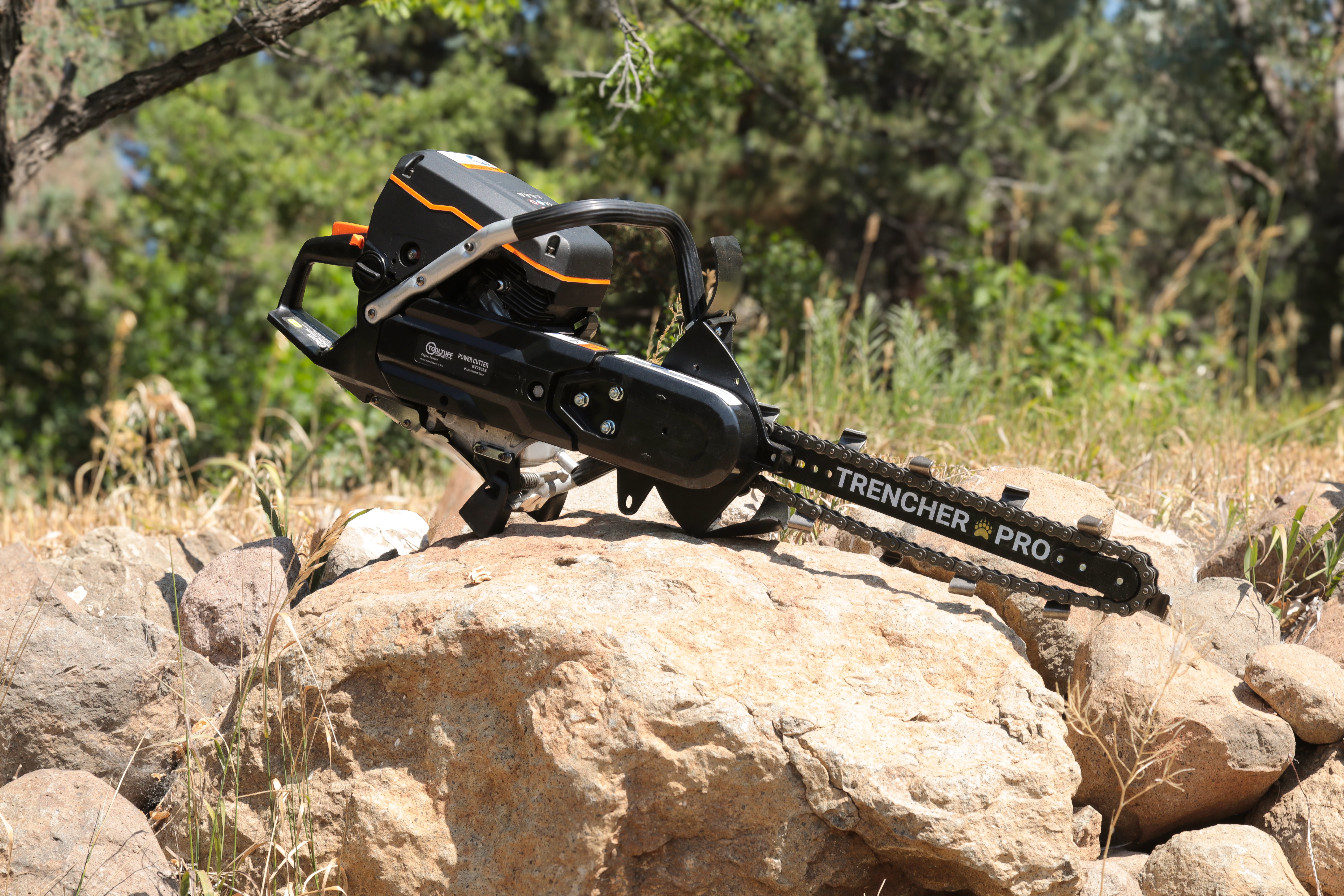 TrencherPro Portable Trencher, ToolTuff 74cc Powertrain